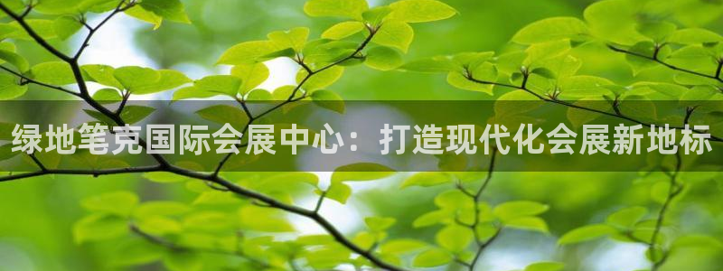 果博账号注册要钱吗：绿地笔克国际会展中心：打造现代化会展新地标