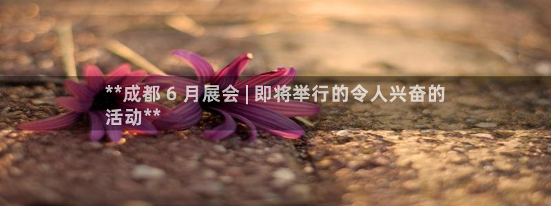果博公司开户：**成都 6 月展会 | 即将举行的令人兴奋的
活动**
