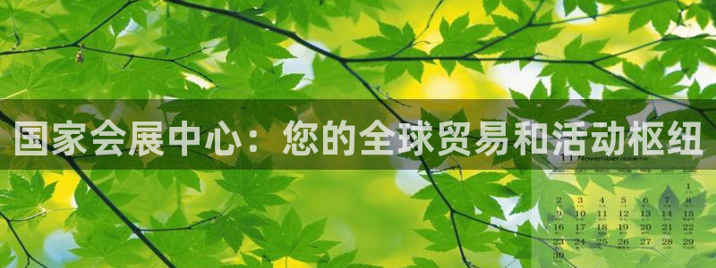 果博注册平台怎么注册不了：国家会展中心：您的全球贸易和活动枢纽