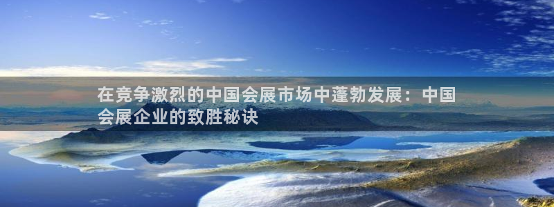 果博注册平台怎么注册：在竞争激烈的中国会展市场中蓬勃发展：中国
会展企业的致胜秘诀